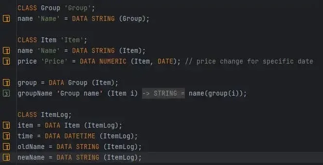 Declarative business logic in lsFusion